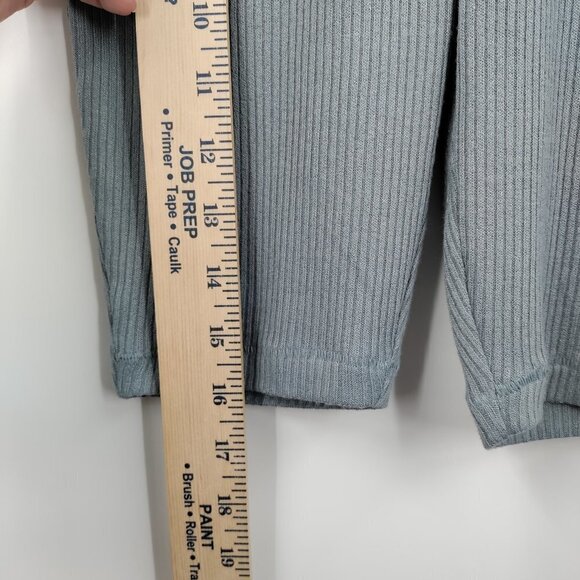 New Rag & Bone Knit Rib High Waist Biker Tights Short Small Women Gray - Picture 7 of 10